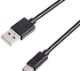 Кабель Breaking 20114 Classic джек USB - джек USB Type-C , 2.4 А , 1 метр , чёрный 