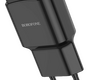 Сетевое зарядное USB устройство ( 1 USB выход ) Borofone BA48A Orion , 5 В , 2.1 А , чёрное