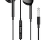 Гарнитура канальная ( с кнопкой ответа ) Hoco M101 Crystal , чёрная