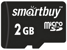 Карта памяти MicroSD 2 Гб SmartBuy , SB2GBSD-00