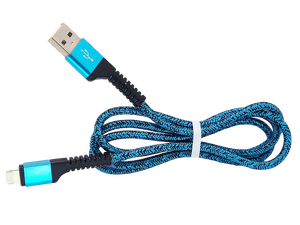 Кабель Орбита OT-SMI23 джек USB - джек Lightning , 2.4 А , 1 метр , синий