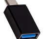 Переходник SmartBuy A220 OTG гнездо USB - джек USB Type-C , чёрный