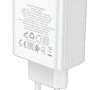 Сетевое зарядное USB устройство ( 2 Type-C выхода ) Hoco C108A Leader , 35 Вт , QC3.0 , белое