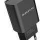 Сетевое зарядное USB устройство ( 1 USB выход ) Borofone BA20A Sharp , 5 В , 2.1 А , чёрное