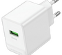 Сетевое зарядное USB устройство ( 1 USB выход ) Borofone BAS12A, 18 Вт, 5-12В, 1.5-3A, QC3.0, белое 