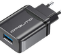 Сетевое зарядное USB устройство ( 1 USB выход ) Орбита OT-APU30, 5 - 12 В, 1.2 - 3.5A, QC3.0, чёрное