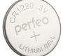 Батарейка дисковая CR1220 Perfeo Lithium Cell BL5 , PF CR1220/5BL