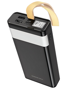 Внешний аккумулятор Borofone BJ18 чёрный ( 3.7 В ) 20000 мАч ; для моб телефонов ( 5 В ) ≈ 11800 мАч