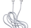 Кабель Denmen D10L джек USB Type-C - джек Lightning , 20 Вт , 3 А , 1 метр , белый