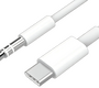 Кабель Faison P-9 Reliable джек USB Type-C - джек 3.5 , 1 метр , силикон , белый