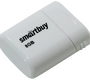 Флеш-накопитель USB 8 Гб SmartBuy Lara Series , мини , белый , SB8GBLara-W 
