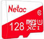 Карта памяти MicroSD 128 Гб Netac P500 Eco UHS-I Класс 10 , NT02P500ECO-128G-S