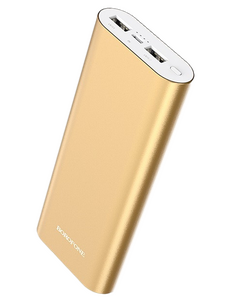 Внешний аккумулятор Borofone BT19B золотой ( 3.7 В ) 20000 мАч ; для моб телефонов (5 В) ≈ 12000 мАч