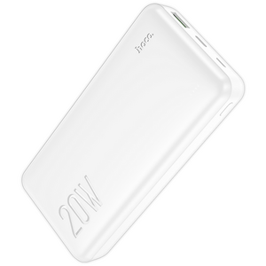 Внешний аккумулятор Hoco J87A белый (3.7 В) 20000 мАч ; для моб телефонов (5 В) ≈ 11800 мАч , QC3.0