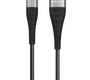 Кабель Borofone BX32 Munificent джек USB - джек micro USB , 2.4 А , 1 метр , нейлон , чёрный