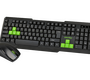 Беспроводной набор SmartBuy SBC-230346AG-KN One клавиатура + мышь , чёрно-зелёные