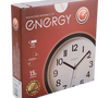 Часы настенные кварцевые Energy ЕС-139 чёрные , 220*38 мм ( 1 батарейка R6 в комплект не входит ) 