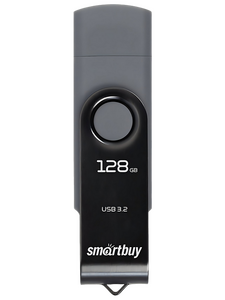 Флеш-накопитель USB 3.0 + USB Type-C 128 Гб SmartBuy Twist Dual , SB128GB3DUOTWK