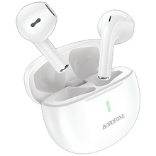 Гарнитура беспроводная канальная ( с кнопкой ответа ) Borofone BW33 TWS Bluetooth V5.3 , белая