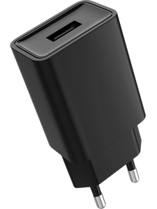Сетевое зарядное USB устройство ( 1 USB выход ) Denmen DC01 , 5 В , 2.4 А , чёрное