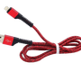 Кабель Орбита OT-SMI23 джек USB - джек Lightning , 2.4 А , 1 метр , красный