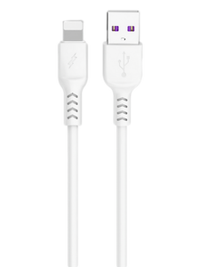 Кабель Peston X3 джек USB - джек Lightning , 2 А , 1 метр , белый