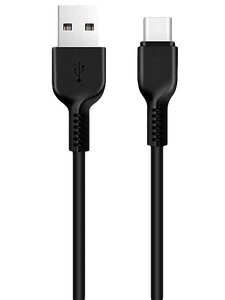 Кабель Hoco X20 Flash джек USB - джек USB Type-C , 3 А , 3 метра , чёрный