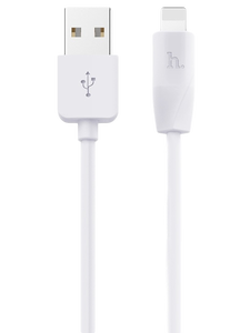 Кабель Hoco X1 Rapid джек USB - джек Lightning , 2.1 А , 1 метр , белый