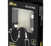 Кабель Ritmix RCC-032 джек USB Type-C - гнездо 3.5 , 10 см , чёрно-белый , для наушников
