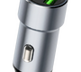 Автомобильное зарядное USB устройство ( 2 USB выхода ) Letang LT-CC-14 , 3.4 A , серебристое