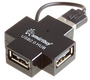 USB HUB SmartBuy SBHA-6900-K , 4 порта , чёрный