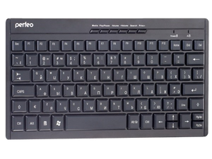 Клавиатура беспроводная Perfeo PF_4434 Compact , чёрная