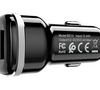 Автомобильное зарядное USB устройство ( 2 USB выхода ) Borofone BZ13 , 2.4 A , чёрное