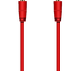 Кабель Krutoff 15140 джек 3.5 - джек 3.5 , 1 метр , красный