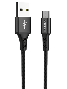 Кабель Borofone BX20 Enjoy джек USB - джек micro USB , 2 А , 1 метр , чёрный
