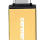Переходник Denmen DU10 OTG гнездо USB - джек USB Type-C , золотистый