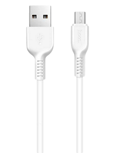 Кабель Hoco X20 Flash джек USB - джек micro USB , 2 А , 1 метр , белый