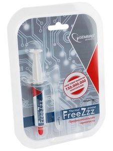 Термопаста Gembird FreeZzz GF-01-5 , 5 грамм , шприц