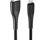 Кабель Borofone BX37 Wieldy джек USB - джек Lightning , 2.4 А , 1 метр , чёрный