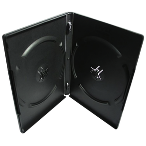 BOX на 2 DVD ,  7 мм , чёрный , глянцевый , BX000872