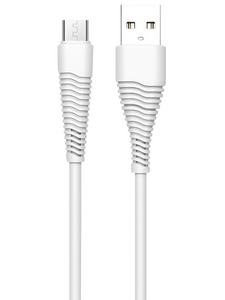 Кабель Peston X4 джек USB - джек micro USB , 5 А , 1 метр , белый