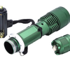 Фонарик ручной Патриот PT-FLR09 ( аккумулятор 18650 и СЗУ для него , светодиод T6 , zoom )