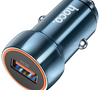 Автомобильное зарядное USB устройство ( 1 USB выход ) Hoco Z46 , 18 Вт , 3 A , QC3.0 , синее