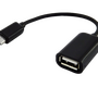 Кабель Walker № 3 OTG гнездо USB - джек micro USB , 10 см 