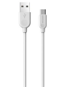 Кабель Borofone BX14 LinkJet джек USB - джек micro USB , 2.4 А , 3 метра , белый 