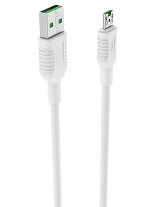 Кабель Borofone BX33 Billow джек USB - джек micro USB , 4 А , 1 метр , белый
