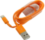 Кабель SmartBuy iK-512c джек USB - джек Lightning , 1.2 метра , цветной , оранжевый