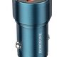 Автомобильное зарядное USB устройство ( 2 USB выхода ) Borofone BZ19 , 2.4 A , синее