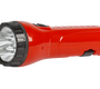 Фонарик ручной SmartBuy SВF-93-R , красный ( встроенный аккумулятор , выдвижная вилка 220 В, 4 LED )