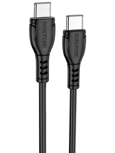 Кабель Borofone BX51 Triumph джек USB Type-C - джек USB Type-C , 60 Вт , 3 А , 1 метр , чёрный